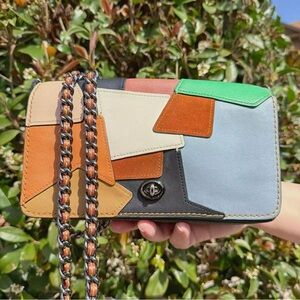 Coach Dinky With Patchwork 38179